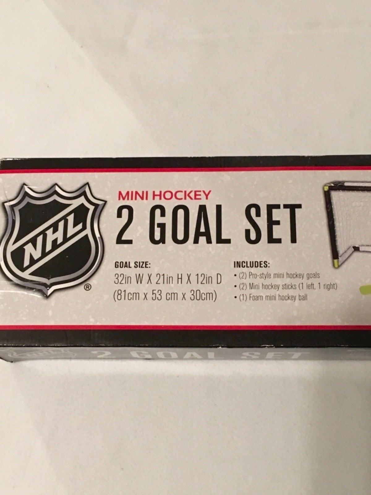 FRANKLIN SPORTS MINI HOCKEY 2 GOAL SET NHL MODEL 47004