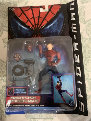 SPIDER-MAN SERIES 3 MOVIE POWER PUNCH SPIDER-MAN Toy Biz 2002