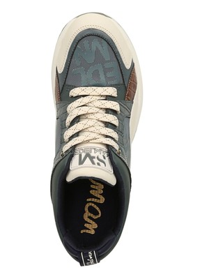 

Женские кроссовки SAM EDELMAN с серым крокодиловым язычком Dallon Leather Athletic Running Shoes, Серый, G8319M1