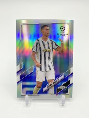 2020-21 Topps UEFA CL Chrome - Cristiano Ronaldo Image Variation Refractor SSP