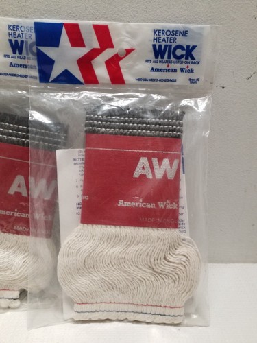 Lot of 3 Wick Kerosene Heat Aw4 By American Wick Mfrpartno Aw-4