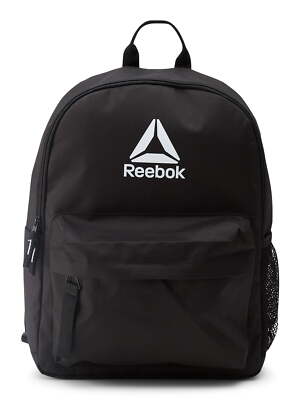 Reebok Men s Beau Backpack with 12.5  Laptop Sleeve Black Boosts Storage Space