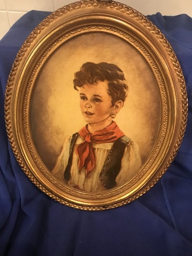 Borghese Vintage Antique Boy Portrait