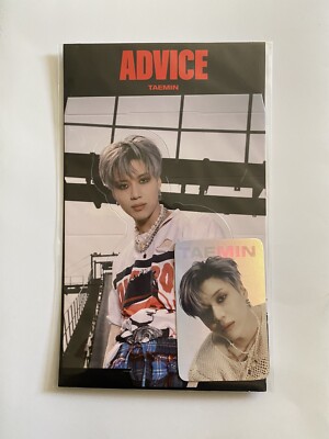 Shinee Taemin « Advice » SMTown Officiel Hologramme + Photocard Version A
