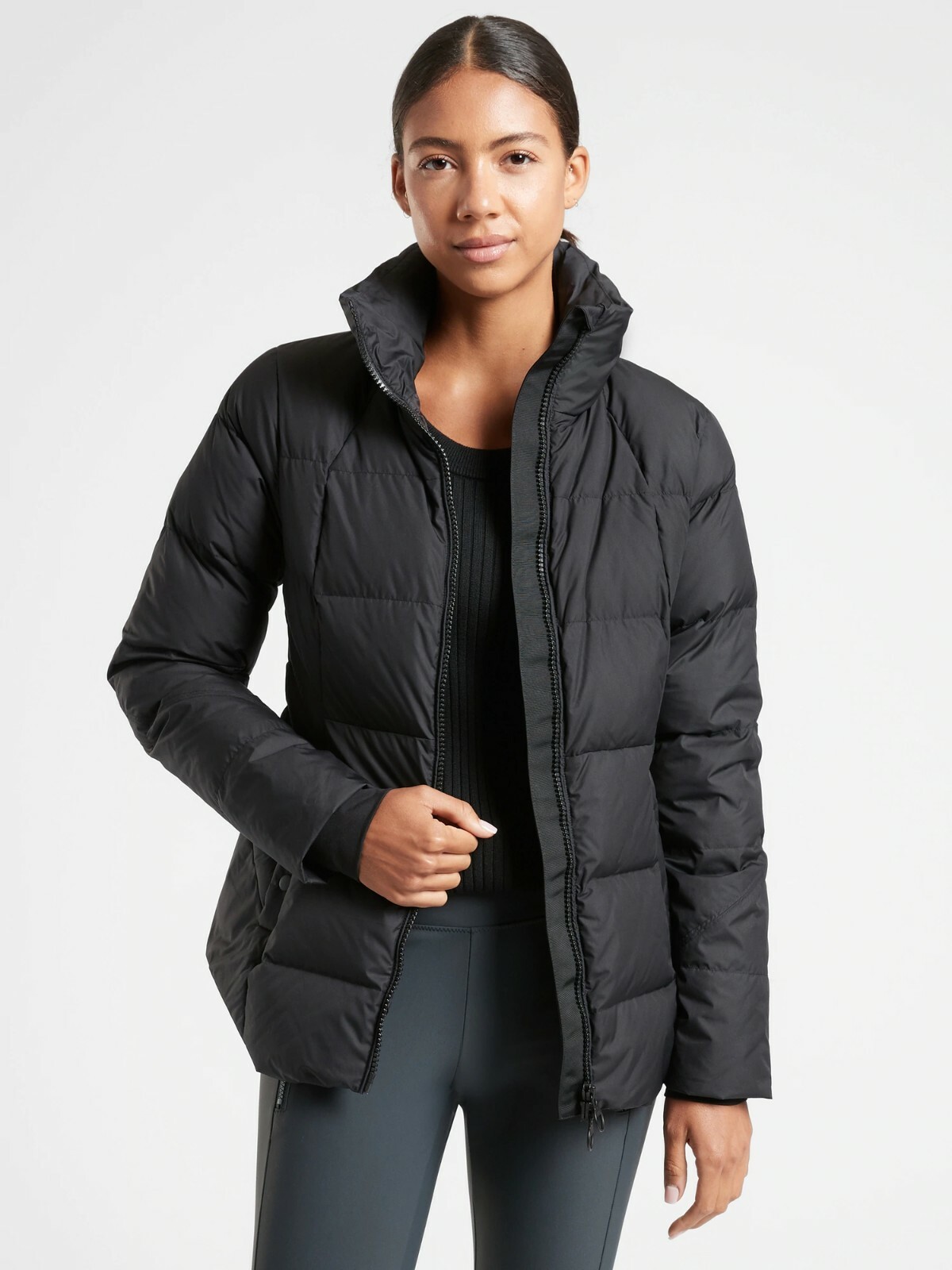 ATHLETAフード付きダウンコート Mサイズ ブラック 公式通販