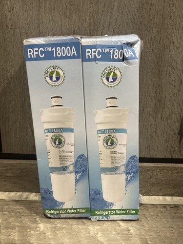 One Purify Refrigerator Water Filter RFC 0500A Lot of 2 NIB Sealed In Plastic