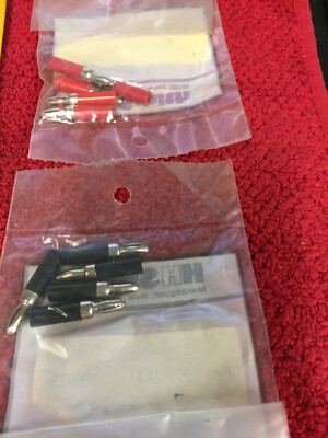 291-102 AND 291-103 H H SMITH INSULATED BANANA PLUGS 1 3/16 L  10 PCS