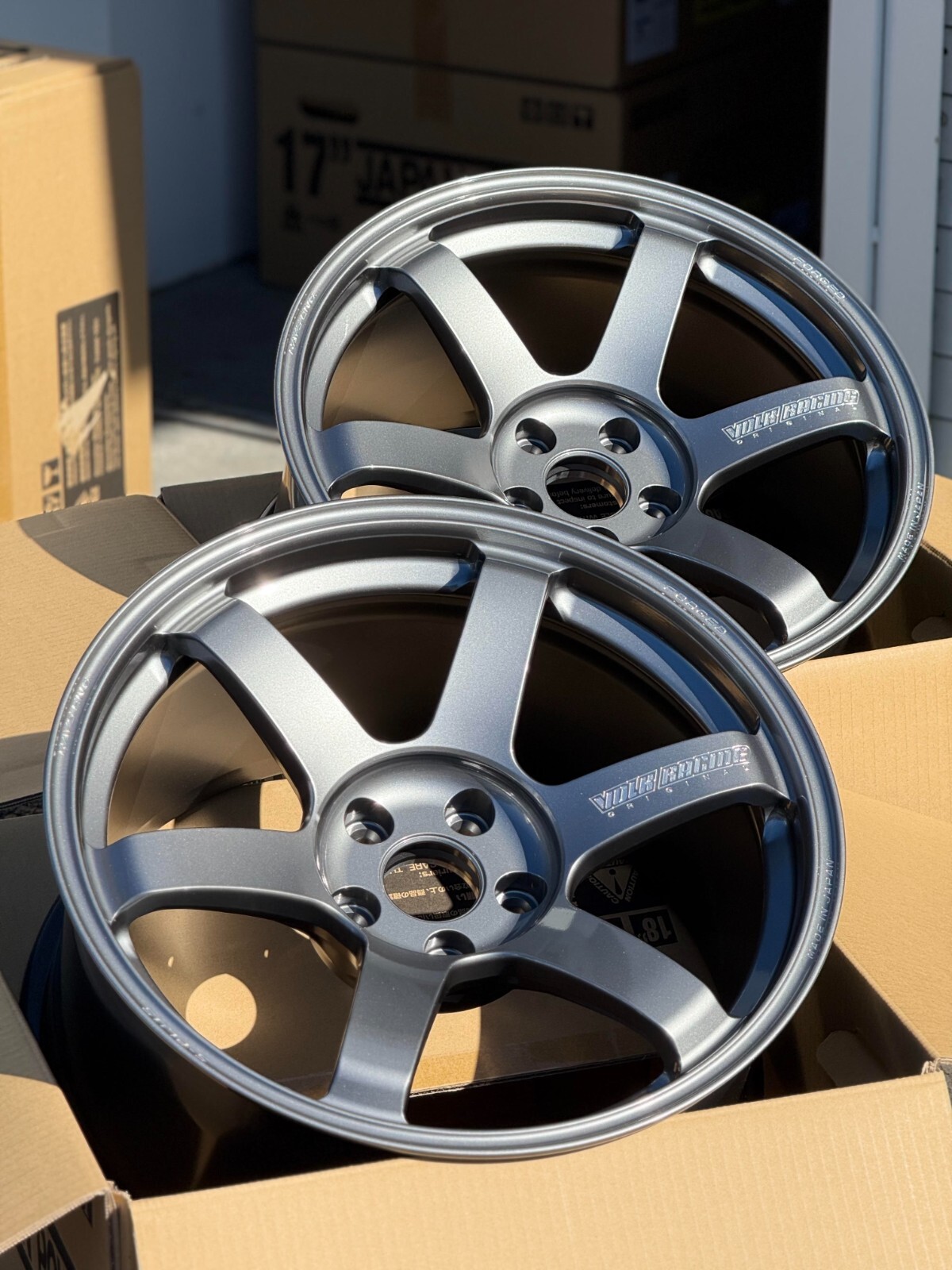 RAYS VOLKRACING 1/4 ミニチュア TE37SAGA RAYS OFFICIAL VOLK RACING TE37SAGA S-Plus 1/4 SCALE MODEL