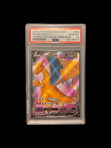 2020 Pokemon Champion's Path Charizard V Full Art Promo
