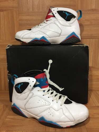 RARE🔥 Nike Air Jordan 7 VII Retro Orion Blue Infrared White