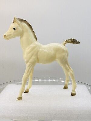 Vintage Plastic Breyer Horse Family Arabian Foal Glossy Alabaster White