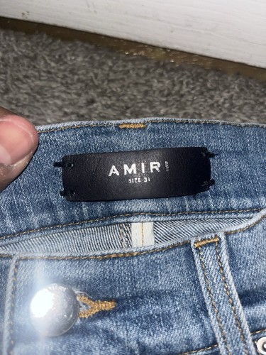新品 AMIRI BAGGY RECORD JEAN 31 AMIRI BAGGY RECORD JEAN | REVERSIBLE