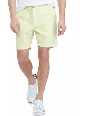 

TOMMY HILFIGER Mens Theo Yellow с расширяющейся талией, эластичные шорты классического кроя, Желтый, 78J0649
