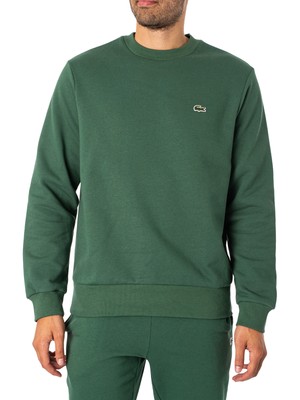 

Мужская толстовка с вышитым логотипом Lacoste, зеленая, Зеленый