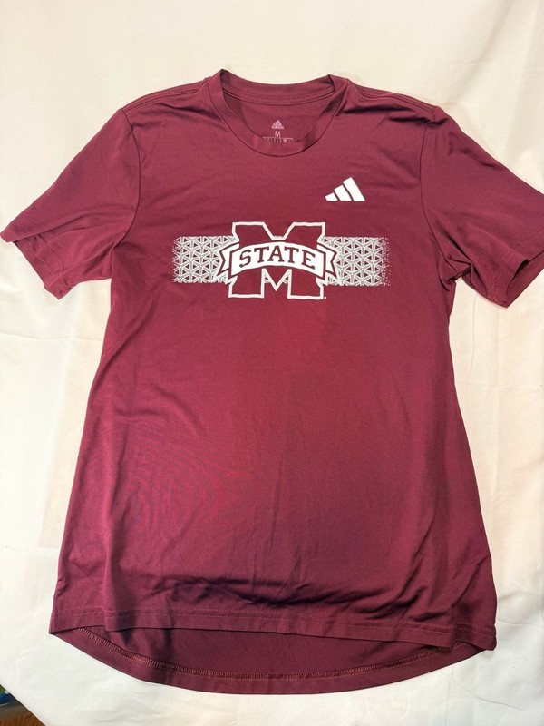 Adidas Mississippi State Bulldogs Maroon Spirit Creator Performance T-Shirt