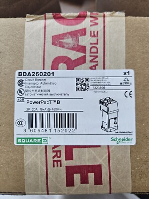 BDA260201 SQUARE D NEW IN OPENED BOX FREE SHIPPING