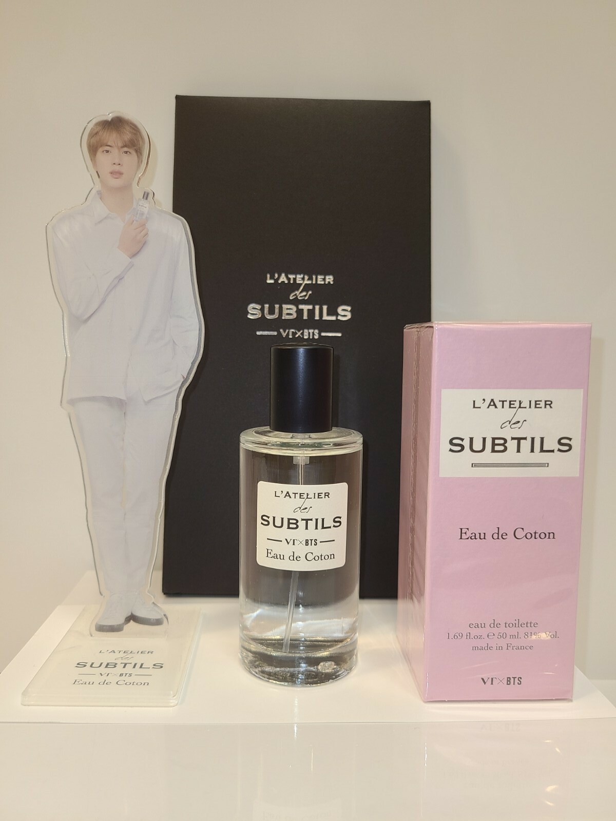 BTS (JIN) Coton Perfume with Acrylic Standee (BEST SCENT
