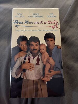 Three Men and a Baby (VHS, 1987) Tom Selleck Ted Danson NEW Factory Sealed