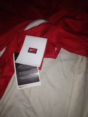 Nike Fit Dry ++ Scarlet ST Mary's Prep Sports Team Shirt +++Adult Small - NWT
