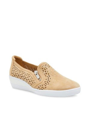 

AK SPORT Женские Бежевые Спортивные Кроссовки На Танкетке Bois 3/4 Платформа 7,5 М, Бежевый, BOIS01F9