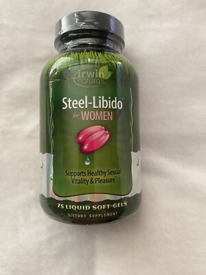  Irwin Natural Steel-Libido for Women, for Vitality & Pleasure, 75 Count 