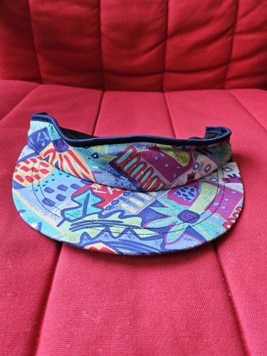 帽子 40s VINTAGE RAIN DRI 7 1/4 58cm Vintage Color block neon orange Sun Visor Shade Fresh Prince