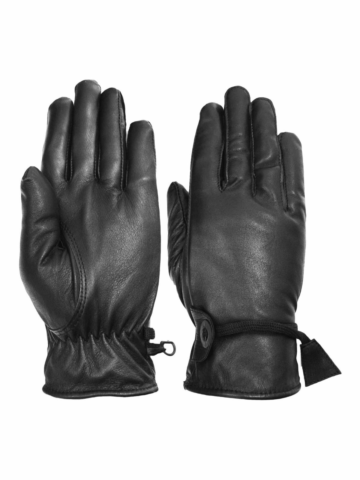Black Leather Gloves & Mittens for Women