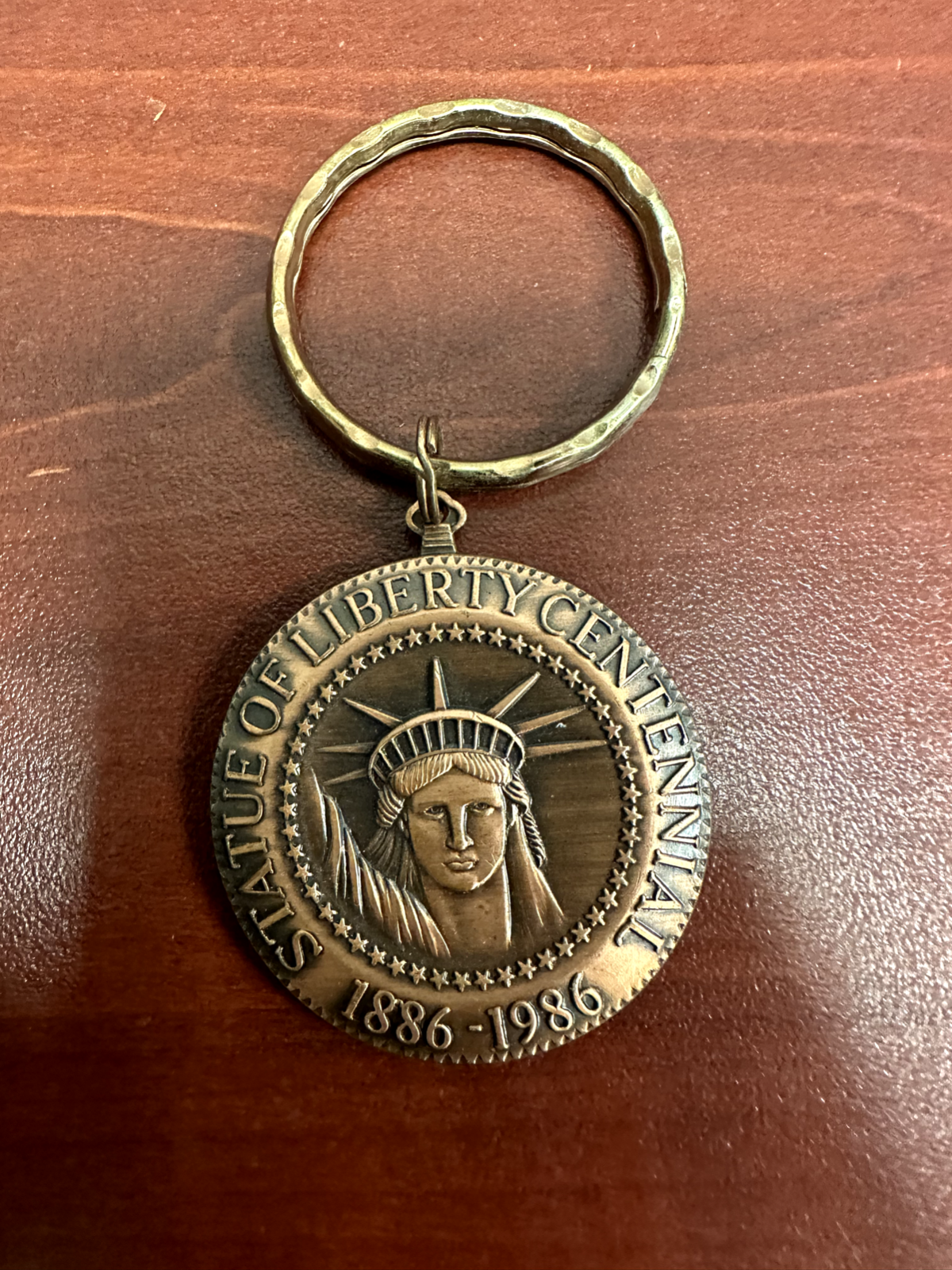 Statue Of Liberty Centennial Commemorative Mint Key Chain 100 Year Anniversary