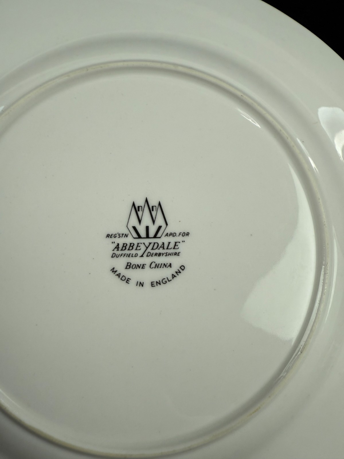 Abbeydale Floral Flowers Eared Cake / Bread Plate 25.5 cm Wide