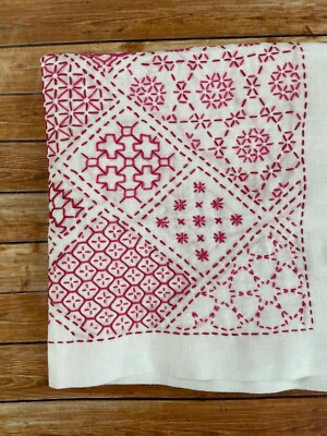 sashiko kit   cloth & yarn   YOSEMOYO shikakuawase---- 14 traditional patterns