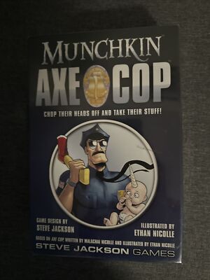 Munchkin Axe Cop from Steve Jackson Games Brand New Sealed