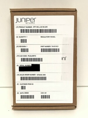 *FACTORY SEALED* Juniper Networks - XFP-10G-L-OC192-SR1 - P/N:740-031833