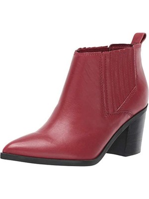 

MARC FISHER Женские красные амортизирующие эластичные ботильоны без шнуровки на блочном каблуке, Красный, RENTAL