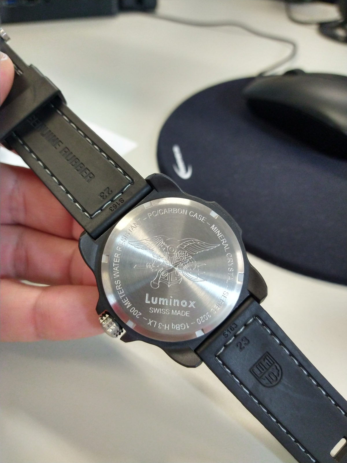 Genuine Luminox Coronado Series Watch Poly carbonate Black 3021 eBay