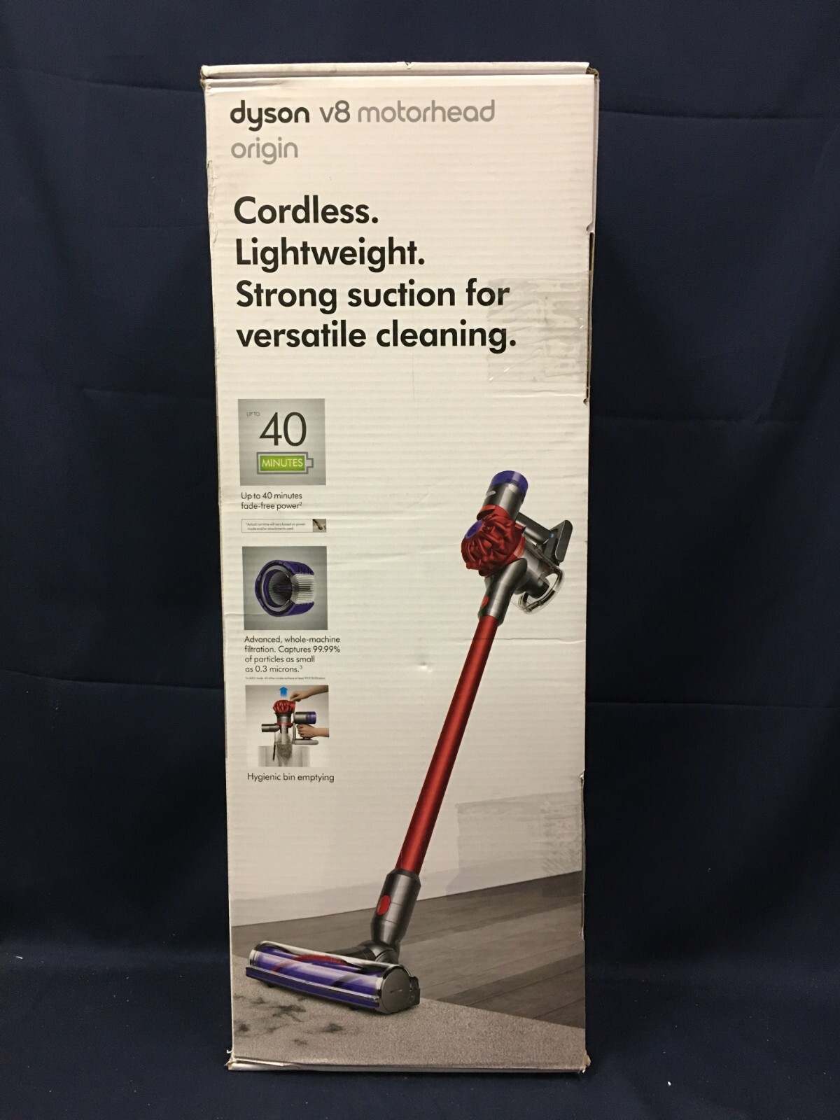 Dyson V8 Motorhead Origin Cordless Stick Vacuum Cleaner - Red | Pricetronic