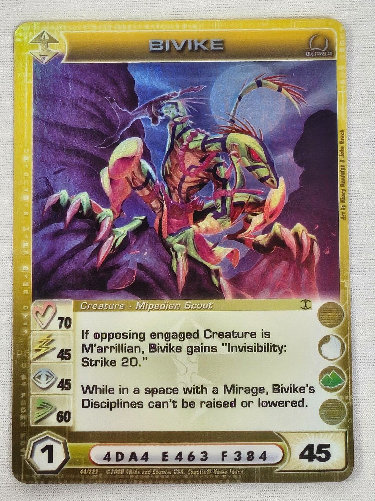 Chaotic 44/222 Bivike Super Rare 1st Edition Holo Card NM | eBay
