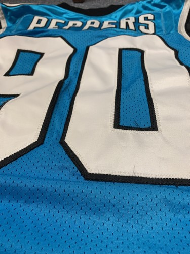 Carolina Panthers Julius Peppers Rookie Game Used Worn Jersey Team COA HOF Rare