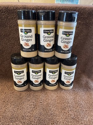 ~~( 7 )~~Jars Of Clover Valley Ground Ginger Spice 1.75 Oz. Jars Expires : 2025~