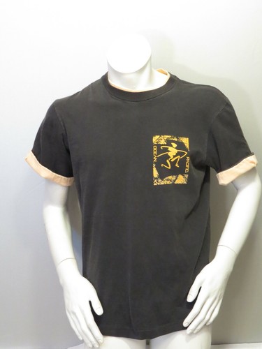 Vintage Ocean Pacific Shirt - Large Neon Graphics and Neon Roll Ups - Men's LRG