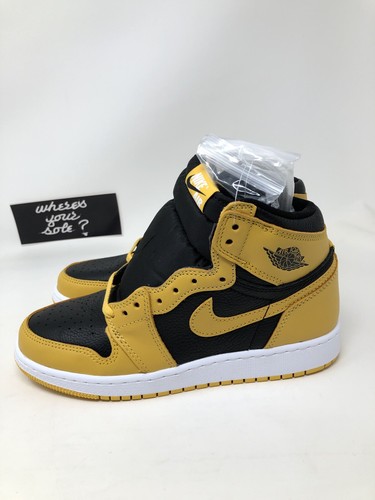 Nike Air Jordan 1 One Pollen Yellow Size 5.5 Y Grade School