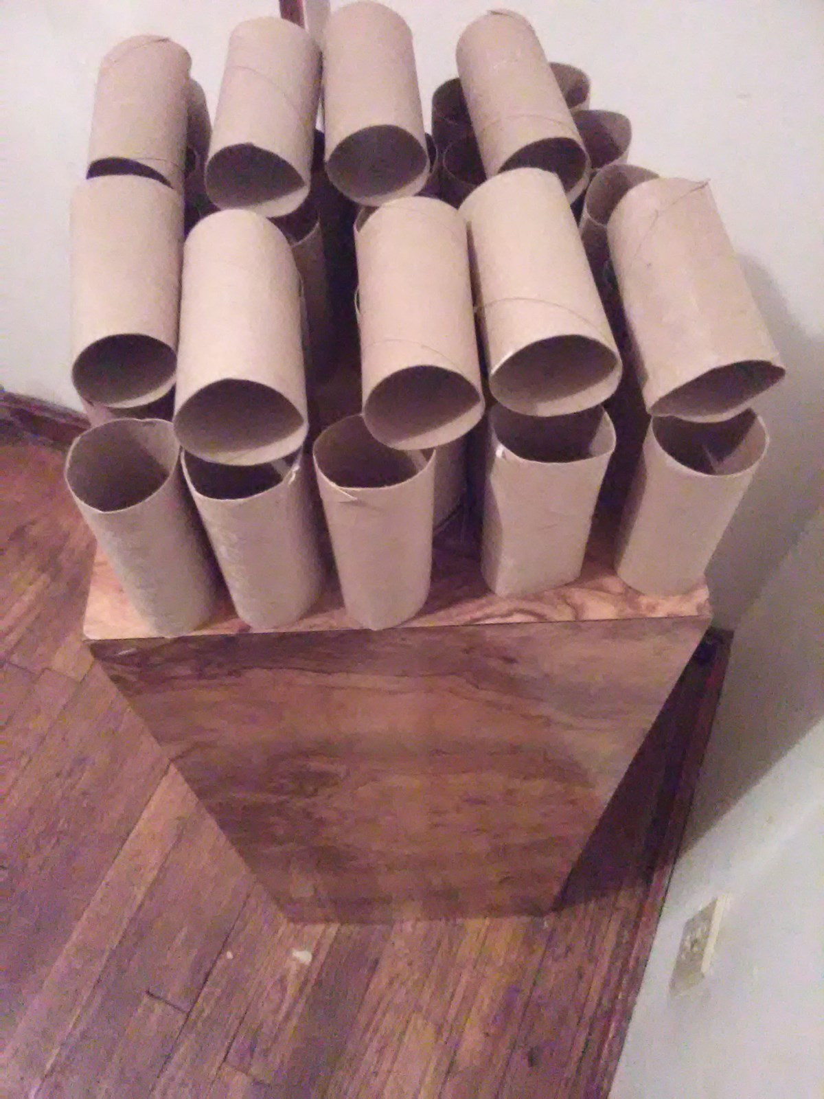 100 Empty toilet paper rolls and 25 empty paper towel rolls for all your crafts