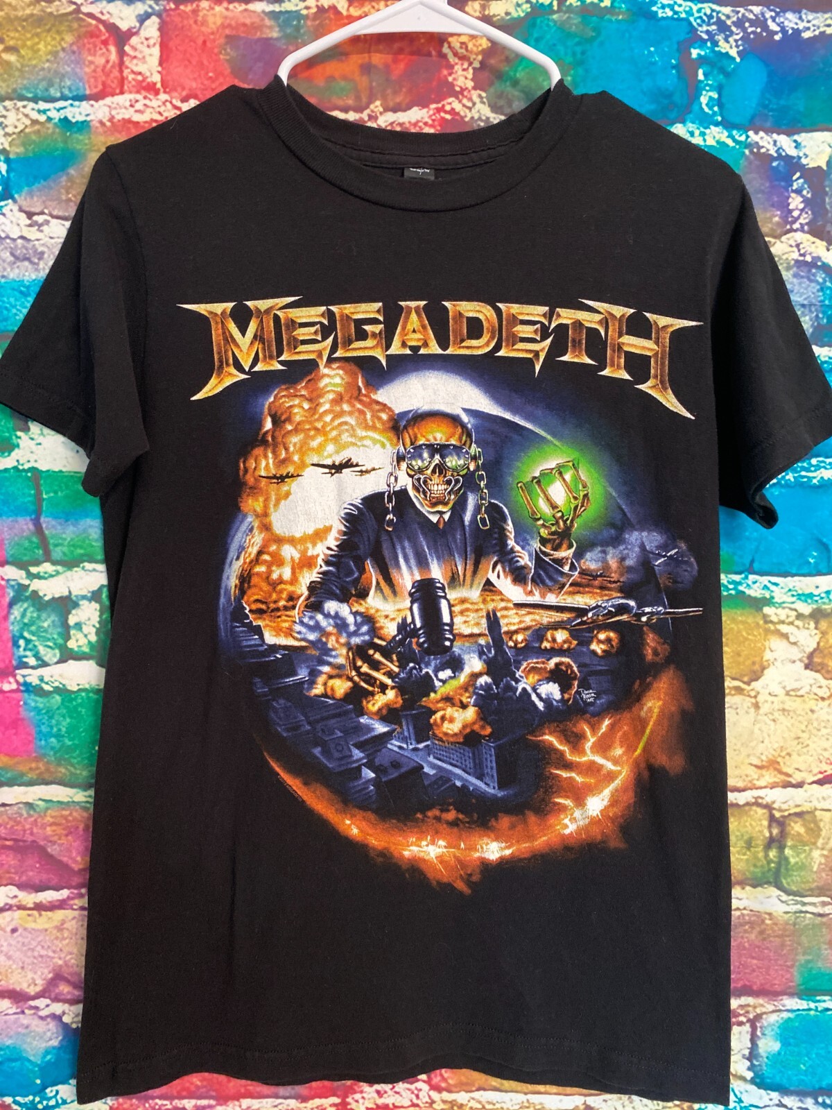 MEGADETH SHOOTタグ　2006年ツアーTシャツ MEGADETH Countdown To Extinction Bp, Tシャツ - メタルTシャツ