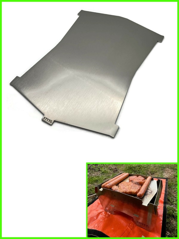 Edelstahl Grillplatte / Plancha 2.0 Passend FÃ¼R Den Skotti Grill, 3mm Edelstahl