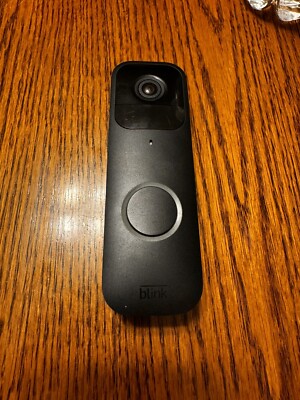 Blink Doorbell Camera Wireless Security Black