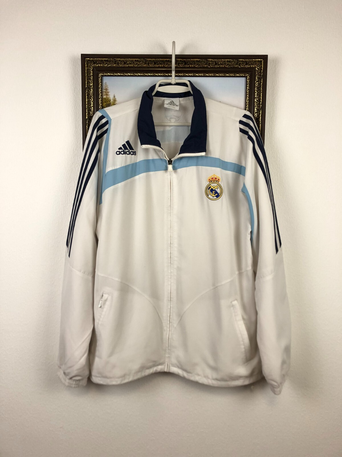 adidas Real Madrid ジャケット Sサイズ Vintage Adidas Real Madrid Football Jacket Soccer Track Top