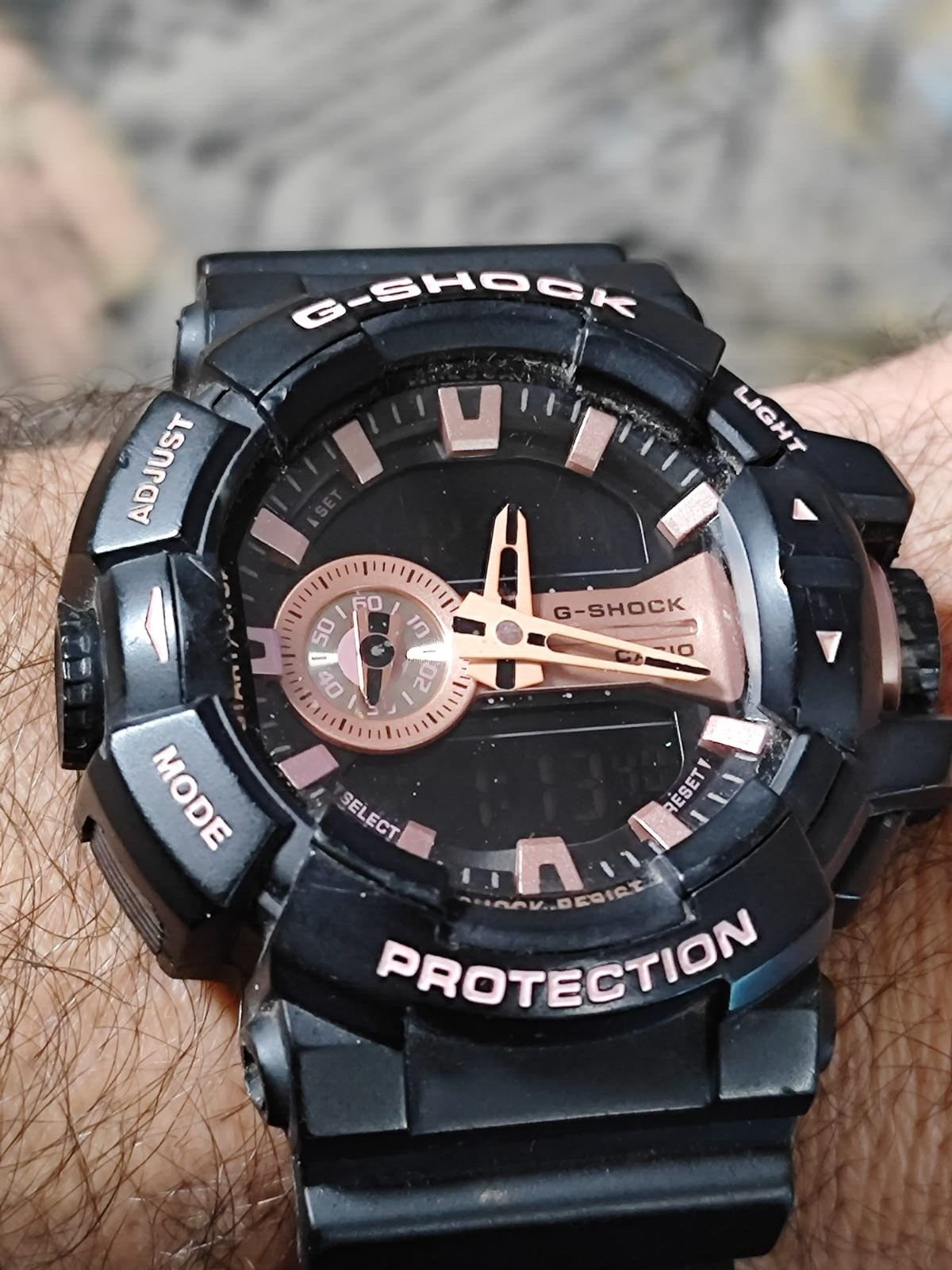 Casio G shock GA-400GB Mod 5398 ROSE GOLD WATCH -Working | eBay Casio G shock GA-400GB Mod 5398 ROSE GOLD WATCH -Working | eBay