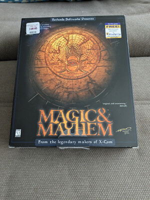 Magic & Mayhem (PC, 1998, CD-ROM) Big Box Game New Factory Sealed