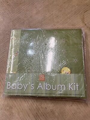 Debbie Mumm Baby s 8x8 Album Scrapbooking Kit Bugs Neutral Color Paper Frames