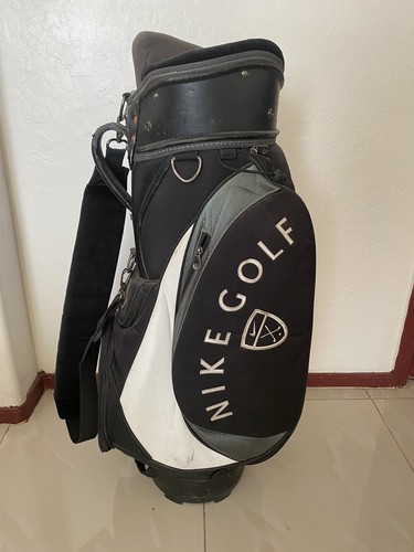 ナイキ　ゴルフバッグ Nike Golf Blue & White Cart Bag - 7 Way With Rain Cover All