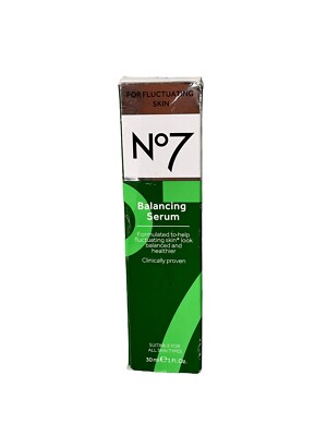 NEW in Box No. 7 Balancing Serum  1 oz For Fluctuating Skin